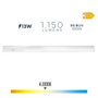 Edm Réglette LED 13W 4000K Lumière du Jour 1150lm IP20 83.8x2.2x3.6cm