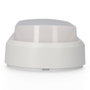 Edm Aplique LED extérieur ovale 18W 1950lm 4000K lumière du jour IP54 23x10.5x5.7cm
