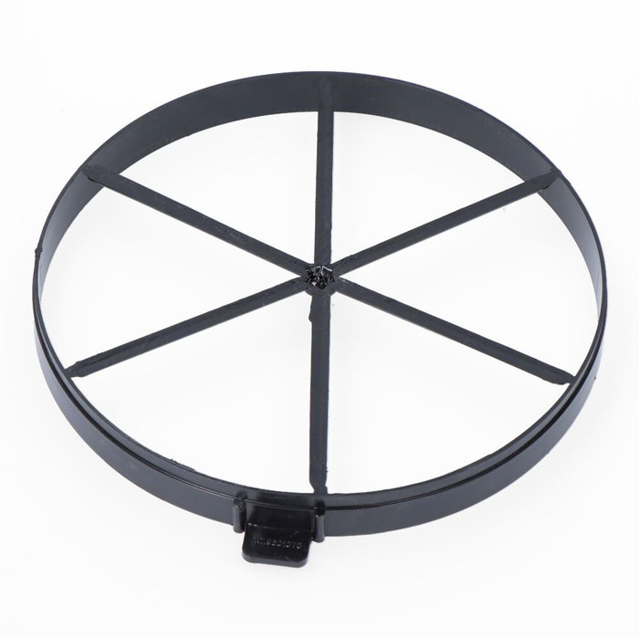 Guide en plastique pour anneaux halogènes Ø 7,7 cm noir Guide en plastique pour anneaux halogènes Ø 7,7 cm noir