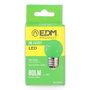 Edm Ampoule LED E27 1W 80lm Lumière Verte 45 x 69 mm