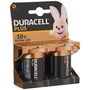 Piles Alcalines LR20 DURACELL Plus Power D