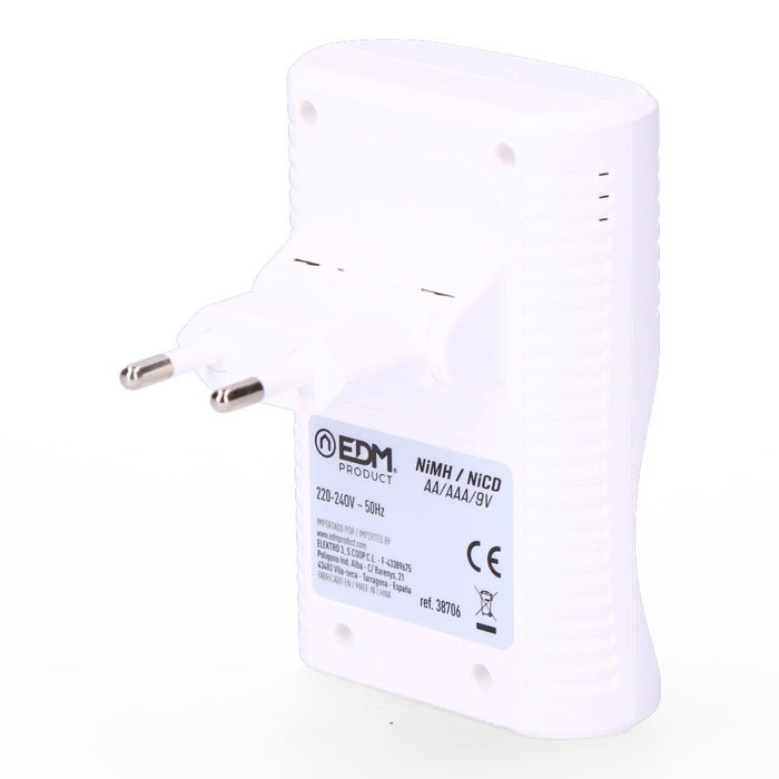 Chargeur de batterie EDM 38706 4 Batteries Chargeur de batterie EDM 38706 4 Batteries