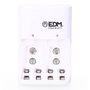 Chargeur de batterie EDM 38706 4 Batteries