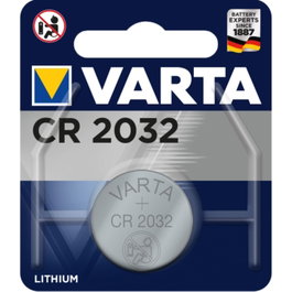 Varta Blister 2 Piles Lithium CR-2032 3V pour Clés Voiture Calculatrices Caméras