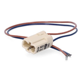 Porte-lampe blanc douille G9 avec câble 10 cm 250V