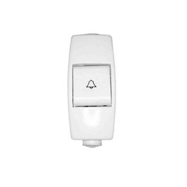 Solera Pulsateur de sonnette 6A 250V Blanc Thermoplastique 63x25x22mm