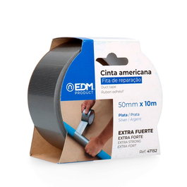 Edm Cinta americana plata 50 mm x 10 m