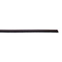 Geko Joint de bas de porte rigide marron avec brosse en fibre 1 m