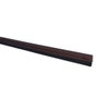 Geko Joint de bas de porte rigide marron avec brosse en fibre 1 m