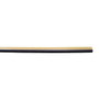 Geko Joint de bas de porte rigide transparent avec brosse en fibre, 1 m