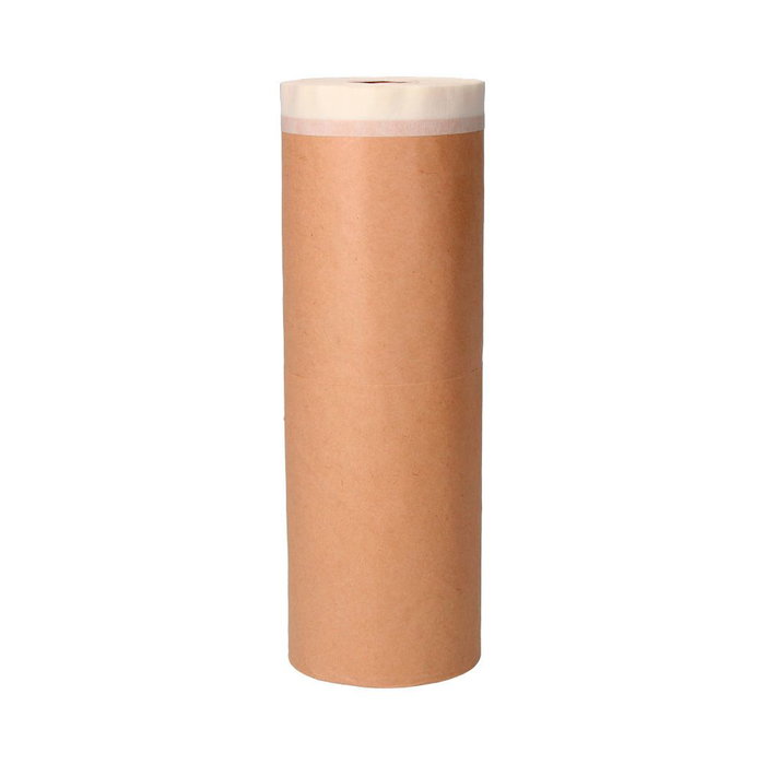 Geko Papier avec ruban adhésif pour peintre 30 cm x 20 m, Marron Geko Papier avec ruban adhésif pour peintre 30 cm x 20 m, Marron