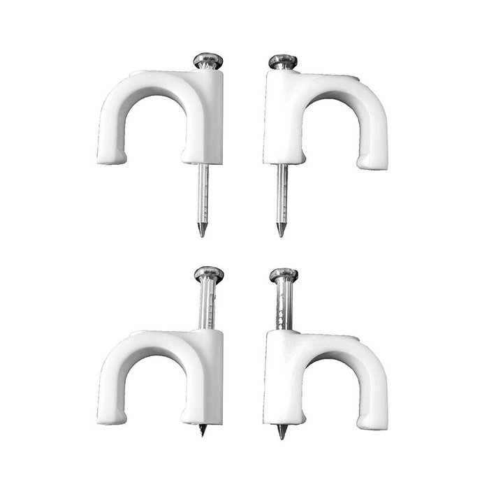 Agrafes Lapafil Nº 4 2 x 0,50 mm Blanc Câbles 100 Unités Agrafes Lapafil Nº 4 2 x 0,50 mm Blanc Câbles 100 Unités