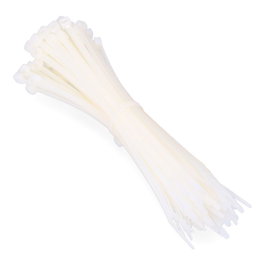 Edm Bridas en nylon naturelles 203 x 4,6 mm, lot de 100 unités