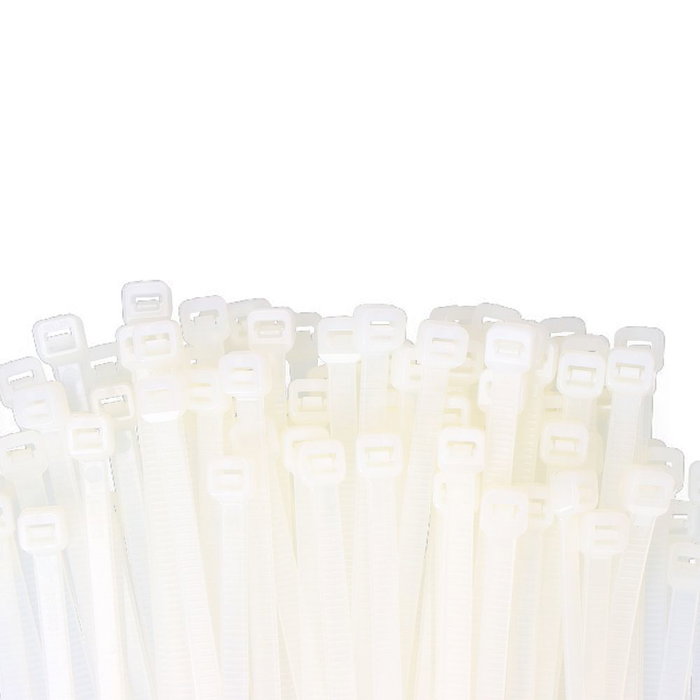 Edm Bridas naturel 4,6 x 203 mm nylon haute qualité (sachet de 100 unités)