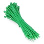 Edm Colliers de serrage verts en nylon 3,6 x 150 mm (sac de 100 unités)