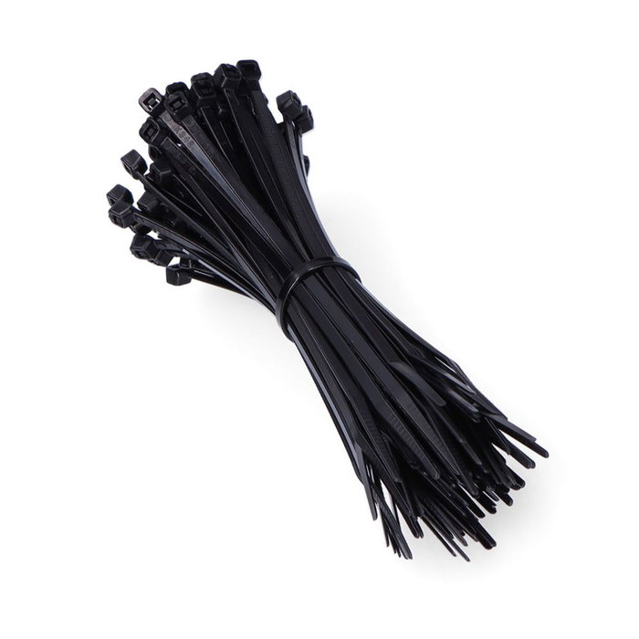 Edm Colliers de serrage en nylon noir 100 x 2,5 mm, 100 pièces Edm Colliers de serrage en nylon noir 100 x 2,5 mm, 100 pièces