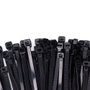 Edm Colliers de serrage en nylon noir 203 x 4,6 mm (100 pièces)