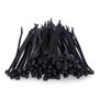 Edm Colliers de serrage en nylon noir 203 x 4,6 mm (100 pièces)