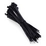 Edm Colliers de serrage en nylon noir 203 x 4,6 mm (100 pièces)
