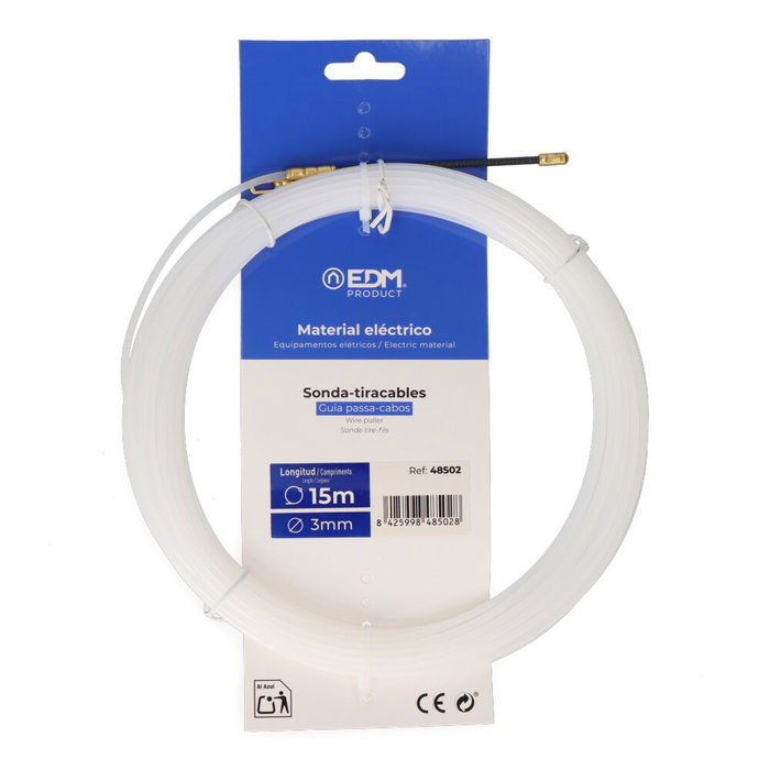 Sonde de tirage de câble EDM 48502 Ø 3 mm Guide Sonde de tirage de câble EDM 48502 Ø 3 mm Guide