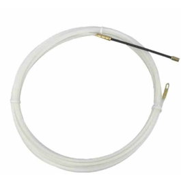Edm Sonde passe-câbles en nylon, 20 m x 3 mm, blanc