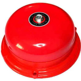Edm Timbre de campana industriel ø150mm 90db Rouge