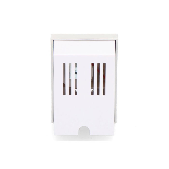 Edm Timbre Zumbador Guadalquivir 110-230V Blanc 80dB Intérieur 5,7x4x2,9cm
