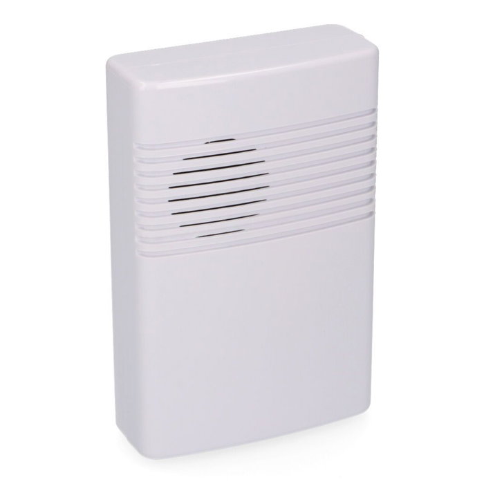 Edm Timbre musical sans fil Elba blanc 80 dB 50 m portée