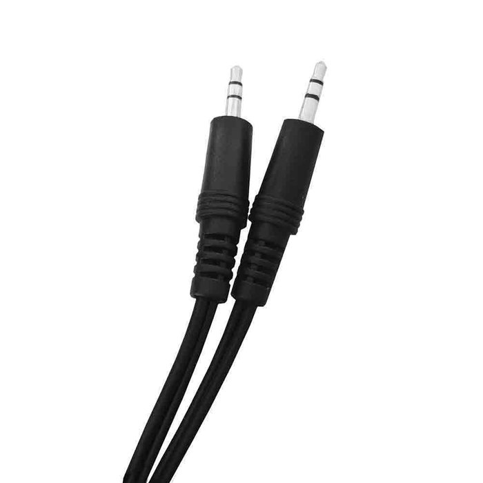 Edm Câble de connexion audio jack 3,5 mm stéréo mâle à jack 3,5 mm stéréo mâle, 1,5 m, Negro Edm Câble de connexion audio jack 3,5 mm stéréo mâle à jack 3,5 mm stéréo mâle, 1,5 m, Negro