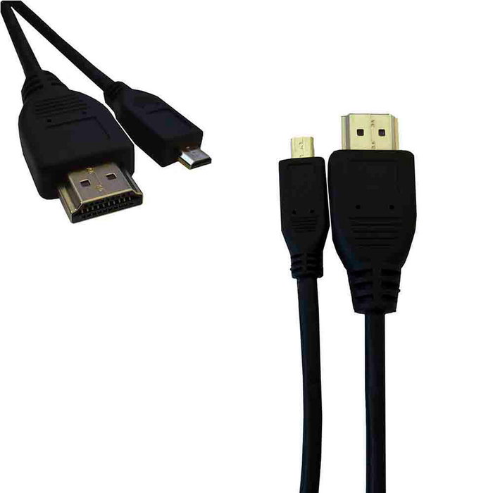 Câble HDMI vers Micro HDMI EDM 51234 Noir 1 m Câble HDMI vers Micro HDMI EDM 51234 Noir 1 m