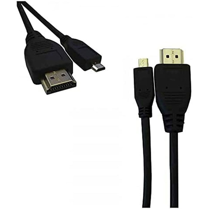 Câble HDMI vers Micro HDMI EDM 51234 Noir 1 m Câble HDMI vers Micro HDMI EDM 51234 Noir 1 m
