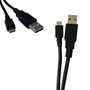 Edm Câble connecteur USB vers Micro USB 1,8 m noir