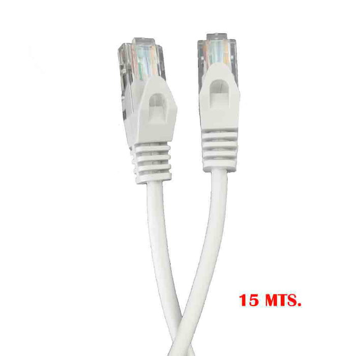 Câble Réseau Rigide UTP 5ème Catégorie EDM 56023 Blanc Gris Câble Réseau Rigide UTP 5ème Catégorie EDM 56023 Blanc Gris