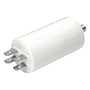 Konek Condensateur de démarrage 35 mf 450V ø4,4x9cm avec tige M8 et Faston double