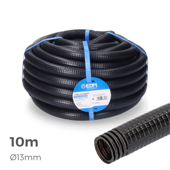 Ondulé EDM 66321 Ferroplast Ø 20 mm Extérieur Doublé (10 m) (1 Unité) Ondulé EDM 66321 Ferroplast Ø 20 mm Extérieur Doublé (10 m) (1 Unité)