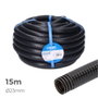 Ondulé EDM 66362 Ferroplast Ø 32 mm Extérieur Doublé (15 m) (1 Unité)