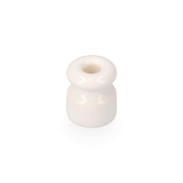 Edm Aisolateur en porcelaine blanc pour câble torsadé ø15 x 20 mm