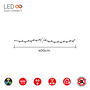 Guirlande lumineuse LED EDM 71253 Easy-Connect Multicouleur 4 m