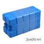 Cooling Elements Accumulateur de froid pour glacière, 400 ml, 16 x 9,5 x 6,5 cm, lot de 2, couleurs assorties
