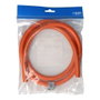 EDM Kit manguera butaflex bicapa Ø intérieur 9 mm x Ø extérieur 15 mm 1,50 m avec 2 colliers pour butane