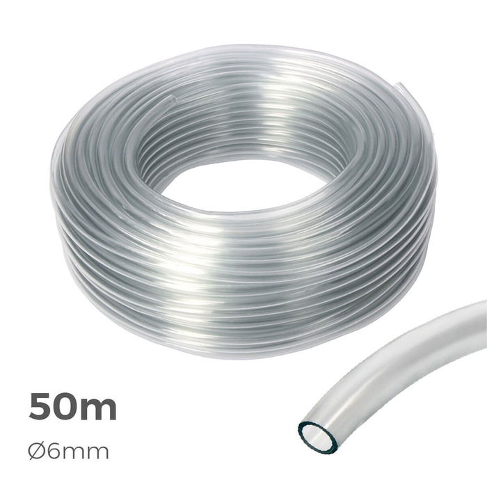 Tuyau d'arrosage EDM Cristal Ø 8 mm (50 m)
