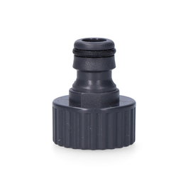 Edm Conector roscado hembra ¾ pulg gris