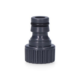 Edm Conector roscado hembra ½ pulg gris