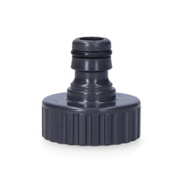 Edm Connecteur fileté femelle 1 pouce gris