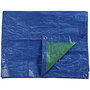 Auvent EDM 74994 Bleu Vert Bleu/Vert Polyéthylène 90 g/m² 5 x 8 cm 5 x 8 m Double face