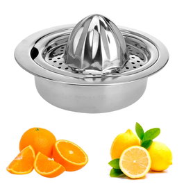 Excellent Houseware Exprimidor de cítricos en acier inoxydable 0,8 l ø16 cm