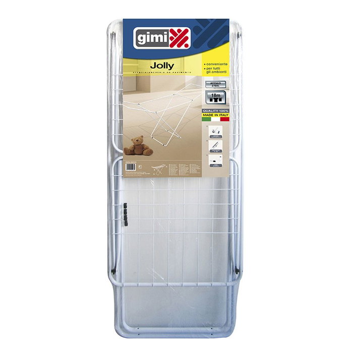 Séchoir Pliable Gimi Jolly C6 180 x 55 x 93 cm Acier