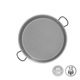Vaello Paellera en acier poli Ø460mm 11-12 raciones