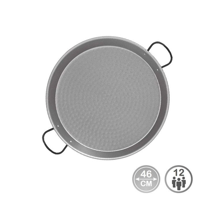 Poêle Vaello Traditionnel Acier poli 12 personnes (Ø 46 cm) Poêle Vaello Traditionnel Acier poli 12 personnes (Ø 46 cm)