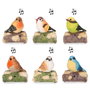 Figure décorative de jardin Progarden avec son Oiseau Figurine Décorative Multicouleur polypropylène